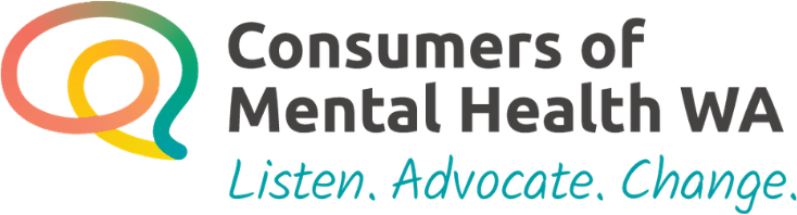 The logo for Consumers of Mental Heath WA