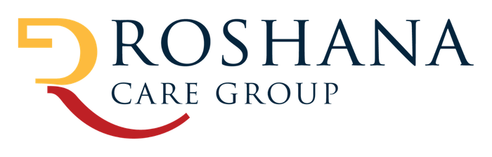 The logo for Roshana Care Group